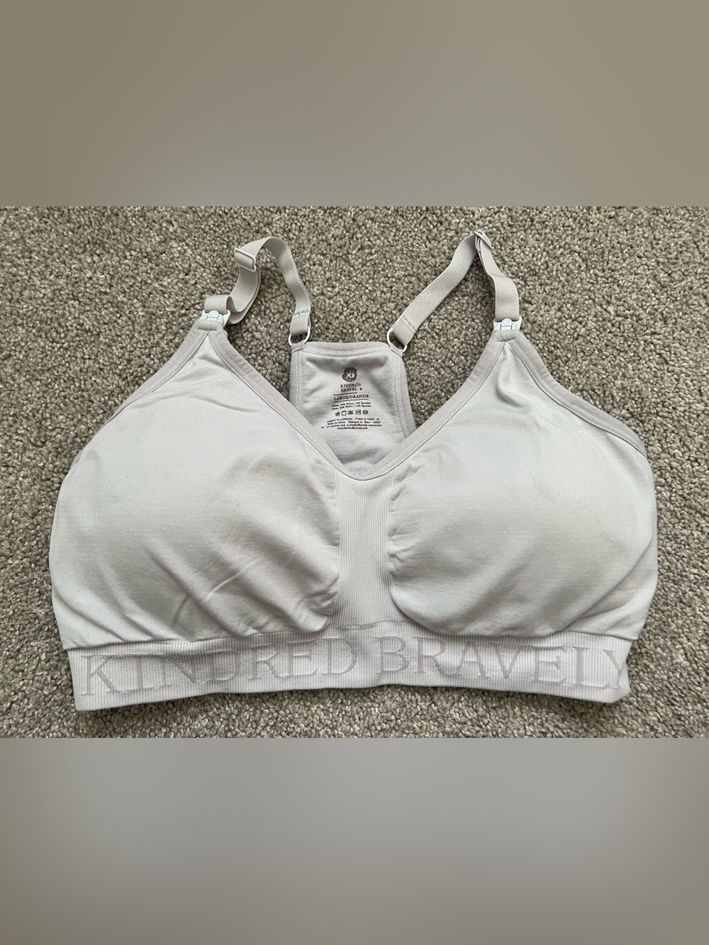 Kindred Bravely Light Blue Pumping Sports Bra